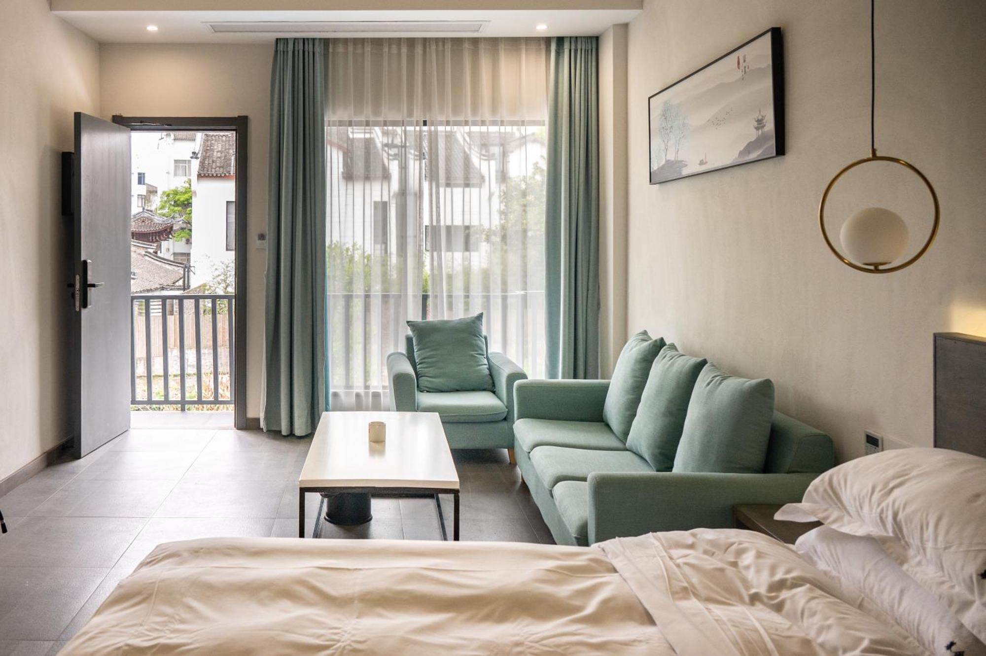 Tingjian Musu Private Soup Design Homestay - South Gate Of Wuzhen Xizha Scenic Area Tongxiang المظهر الخارجي الصورة