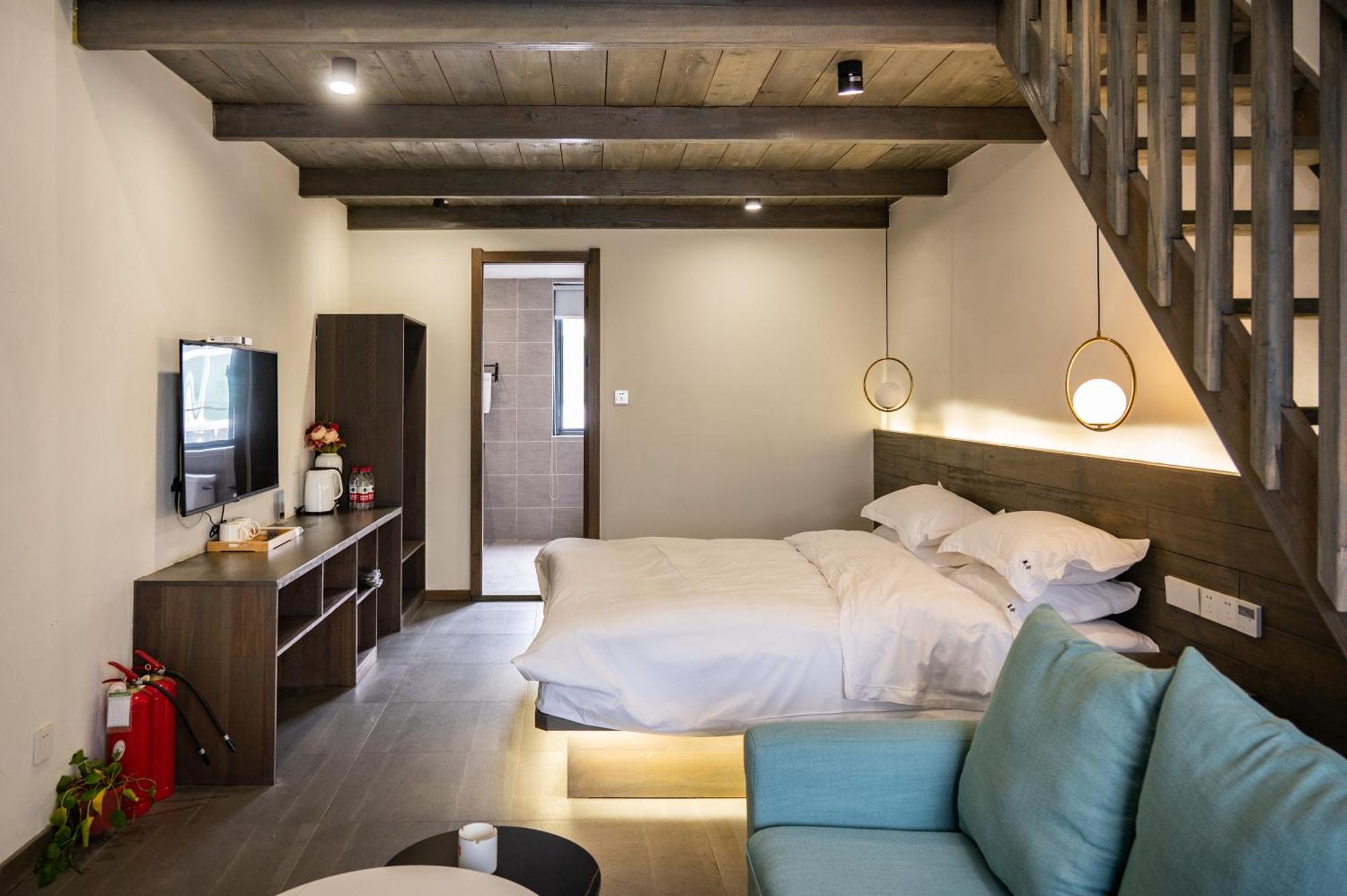 Tingjian Musu Private Soup Design Homestay - South Gate Of Wuzhen Xizha Scenic Area Tongxiang المظهر الخارجي الصورة