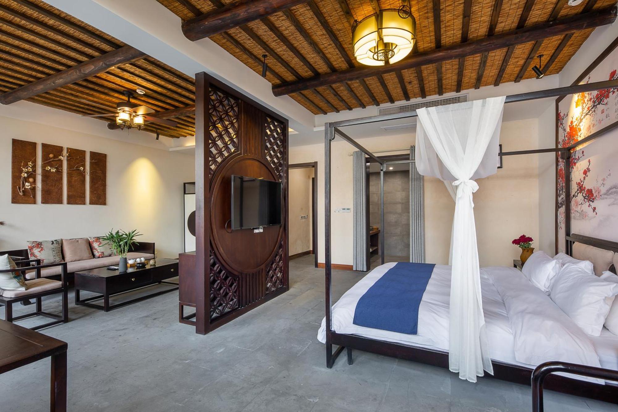 Tingjian Musu Private Soup Design Homestay - South Gate Of Wuzhen Xizha Scenic Area Tongxiang المظهر الخارجي الصورة