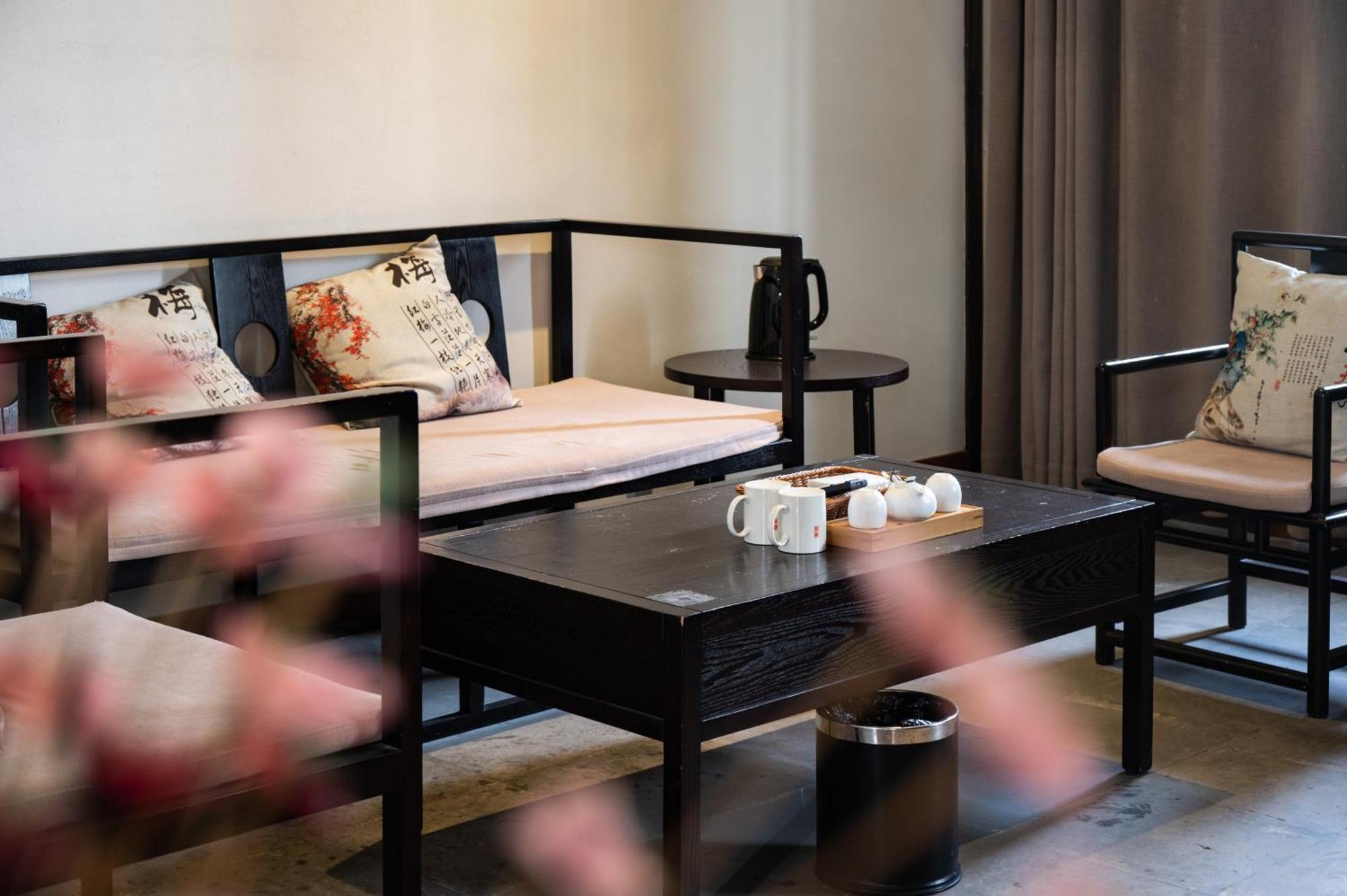 Tingjian Musu Private Soup Design Homestay - South Gate Of Wuzhen Xizha Scenic Area Tongxiang المظهر الخارجي الصورة
