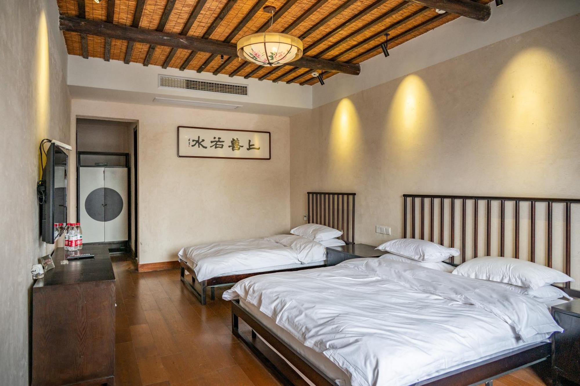 Tingjian Musu Private Soup Design Homestay - South Gate Of Wuzhen Xizha Scenic Area Tongxiang المظهر الخارجي الصورة