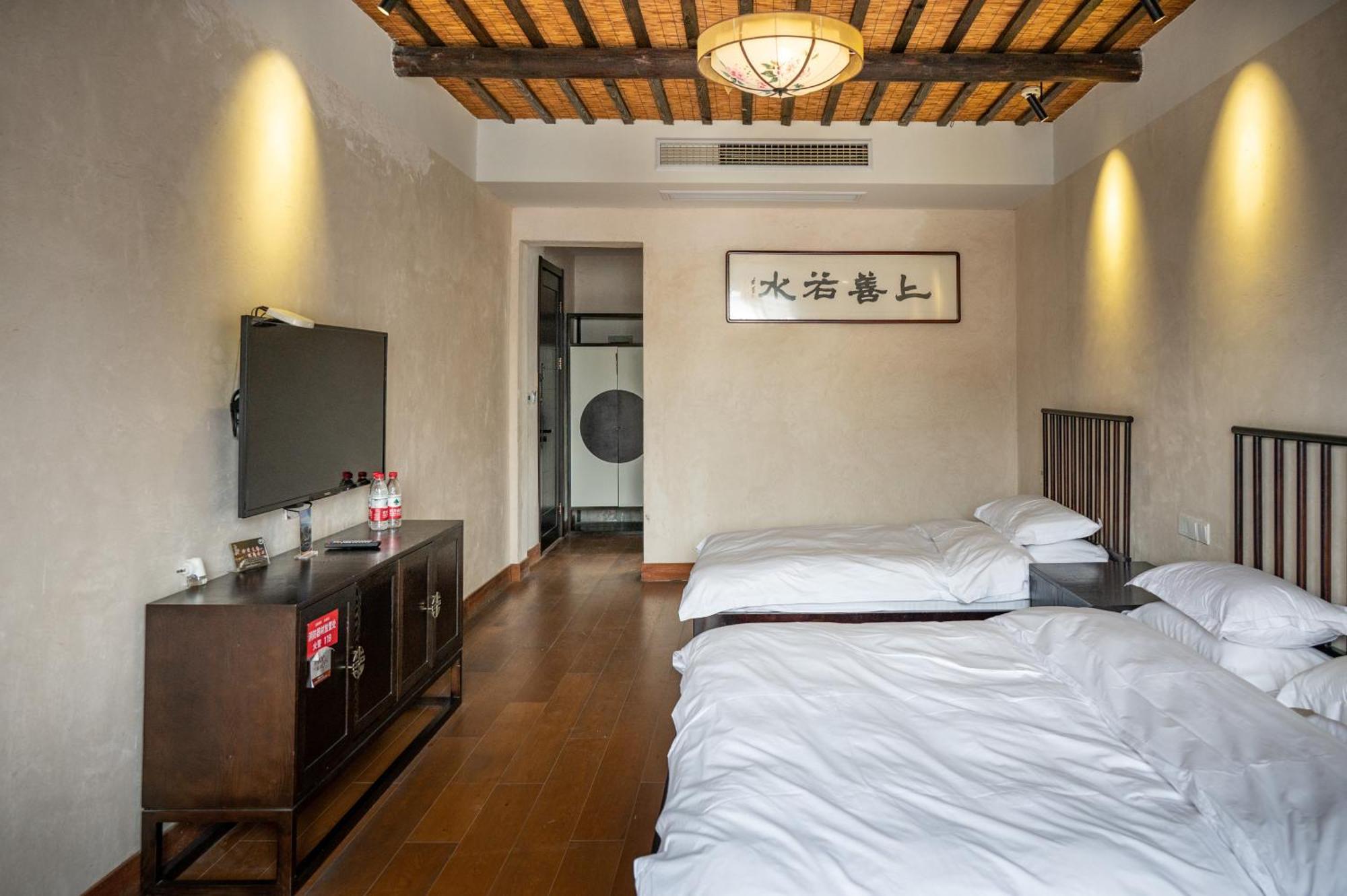 Tingjian Musu Private Soup Design Homestay - South Gate Of Wuzhen Xizha Scenic Area Tongxiang المظهر الخارجي الصورة