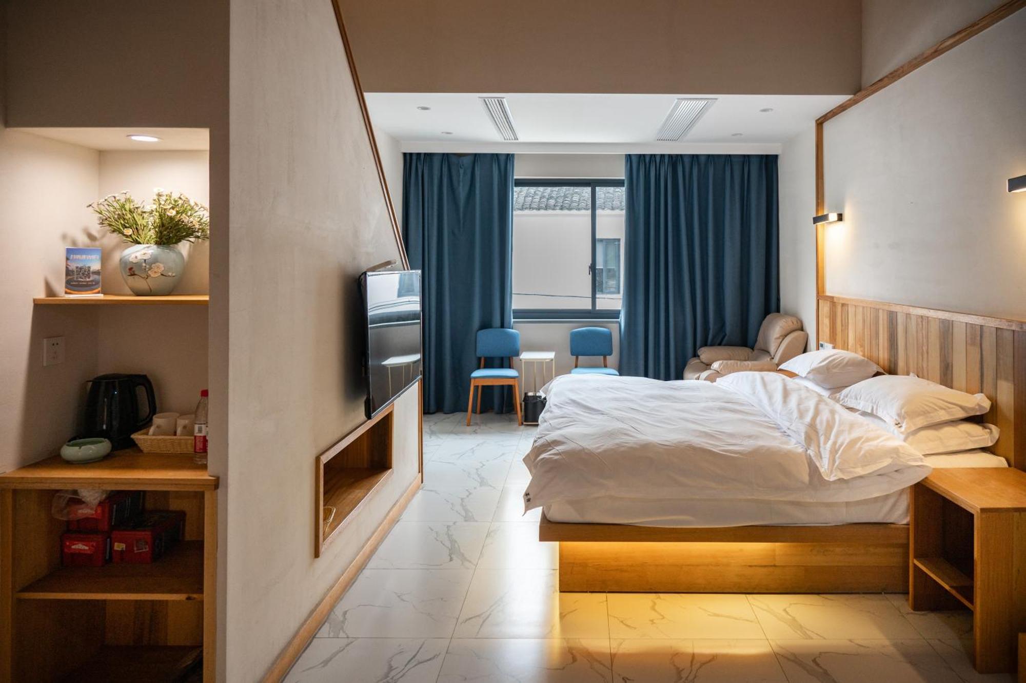 Tingjian Musu Private Soup Design Homestay - South Gate Of Wuzhen Xizha Scenic Area Tongxiang المظهر الخارجي الصورة